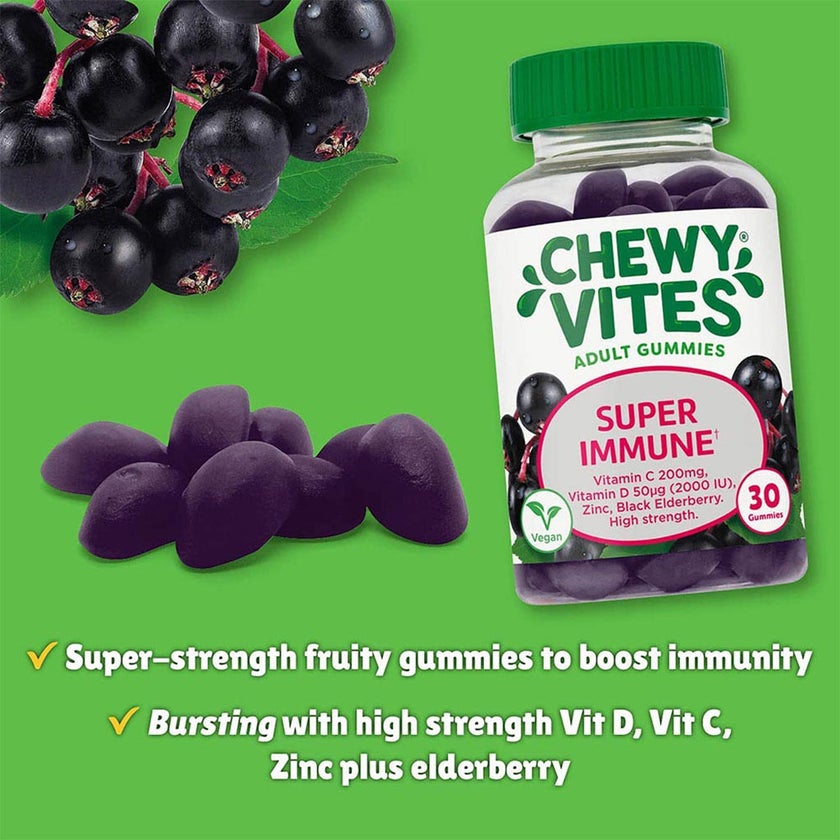 Chewy Vites Adults Super Immune Gummies, Pack of 60's