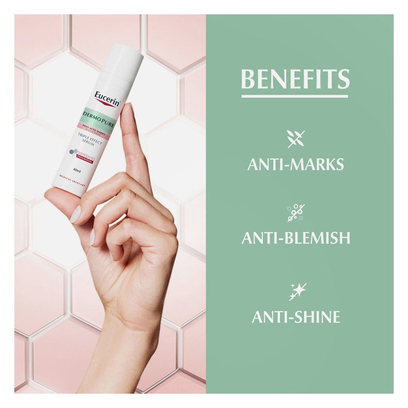 Eucerin DermoPurifyer Oil Control Post Acne Marks Triple Effect Serum 40ml