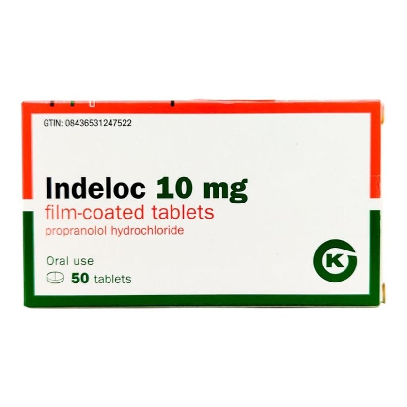 Indeloc 10mg Film Coated Tablets, Pack of 50's