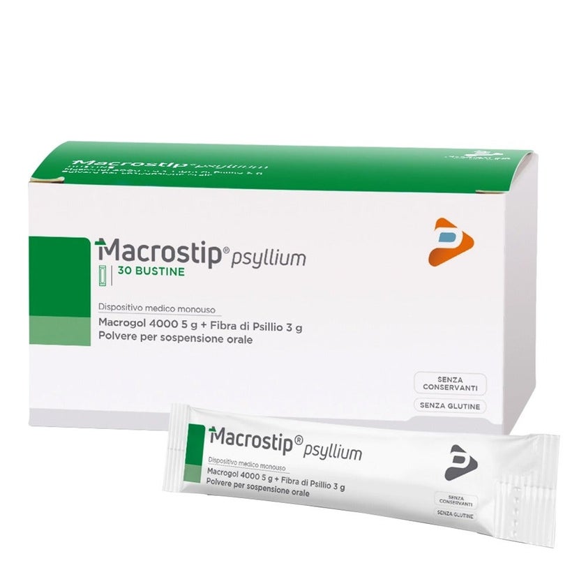 Macrostip Psyllium Powder Sachets for Oral Suspension 9g, Pack of 20's