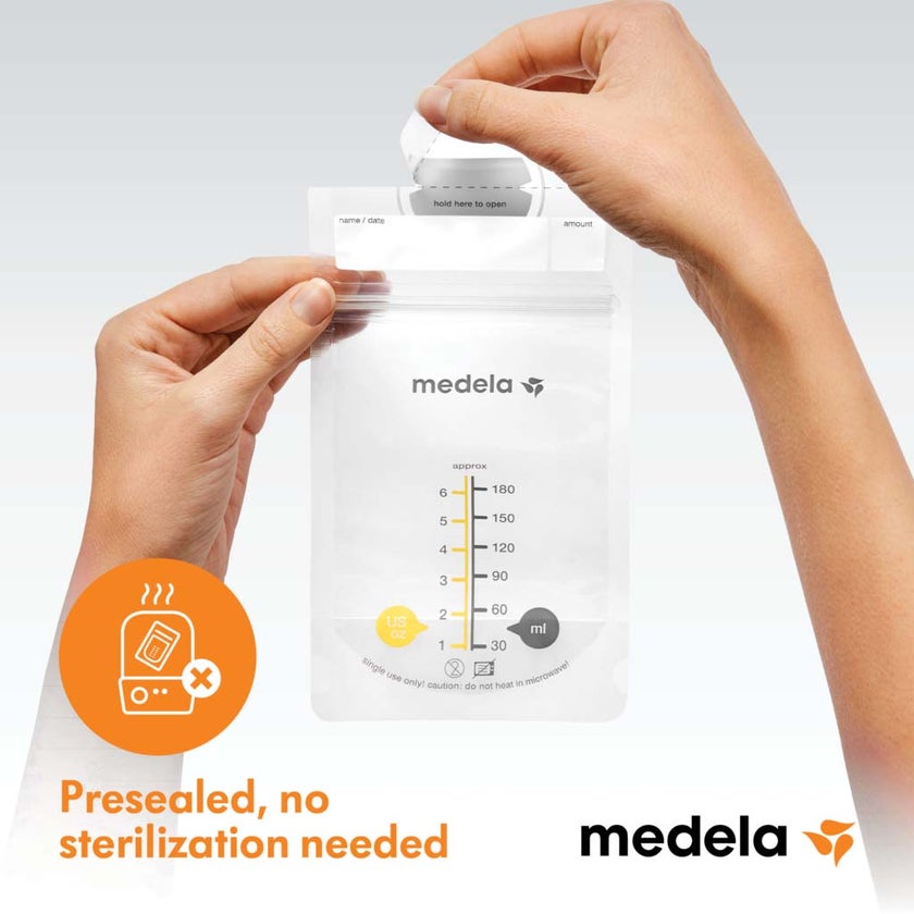 Medela Breast Milk Storage Bags 180ml, Pack of 25’s
