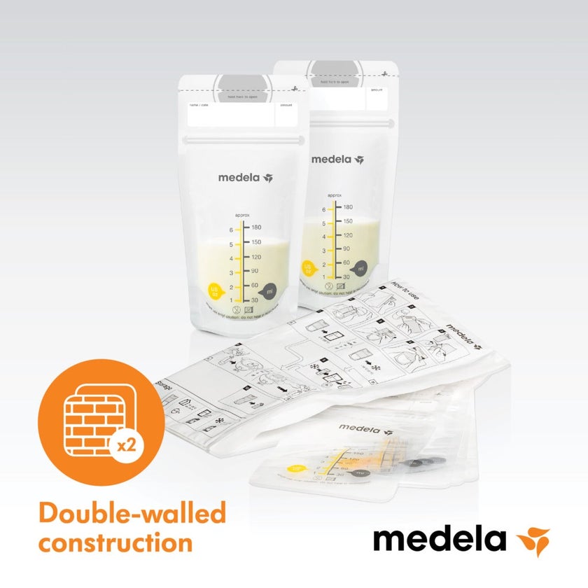 Medela Breast Milk Storage Bags 180ml, Pack of 25’s