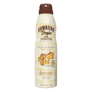 Hawaiian Tropic Silk Hydration Weightless Continuous Clear Sunscreen Spray SPF 50, 170g