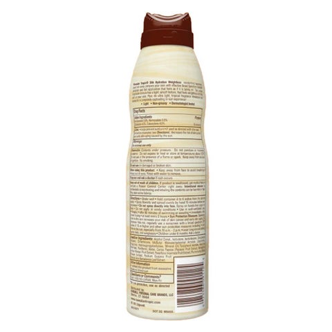 Hawaiian Tropic Silk Hydration Weightless Continuous Clear Spray Sunscreen SPF 30, 170g