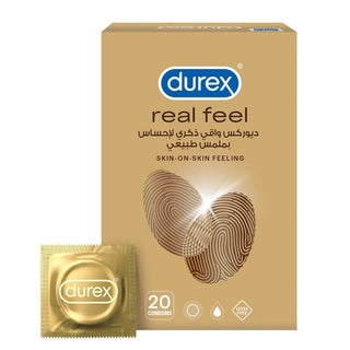 Durex Real Feel Condoms, Pack of 20's