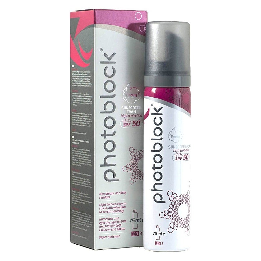 Derma Pella Photoblock SPF50 Foam Sunscreen 75ml