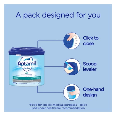 Aptamil AR Anti Regurgitation Infant Milk Formula For 0 To 12 Months 400g