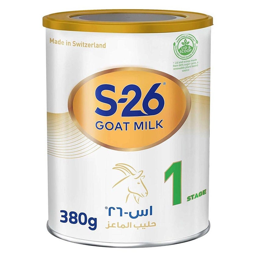 S-26 Goat Milk Stage 1 Baby Milk Formula For 0 To 6 Months 380g