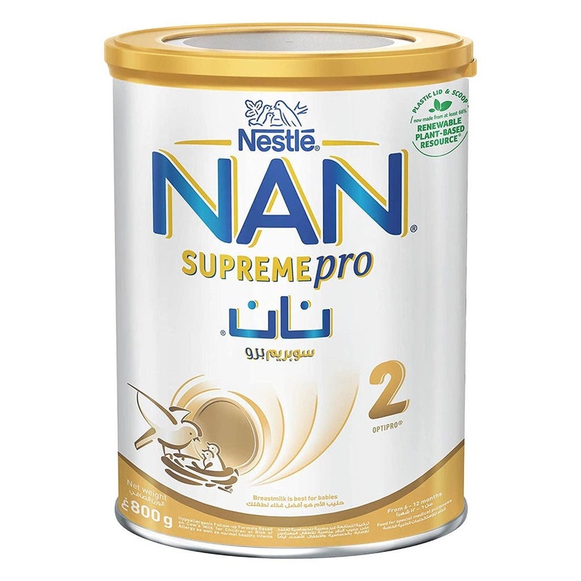 Nestle NAN Supreme Pro Stage 2 Infant Milk Formula For 6 To 12 Months 800g