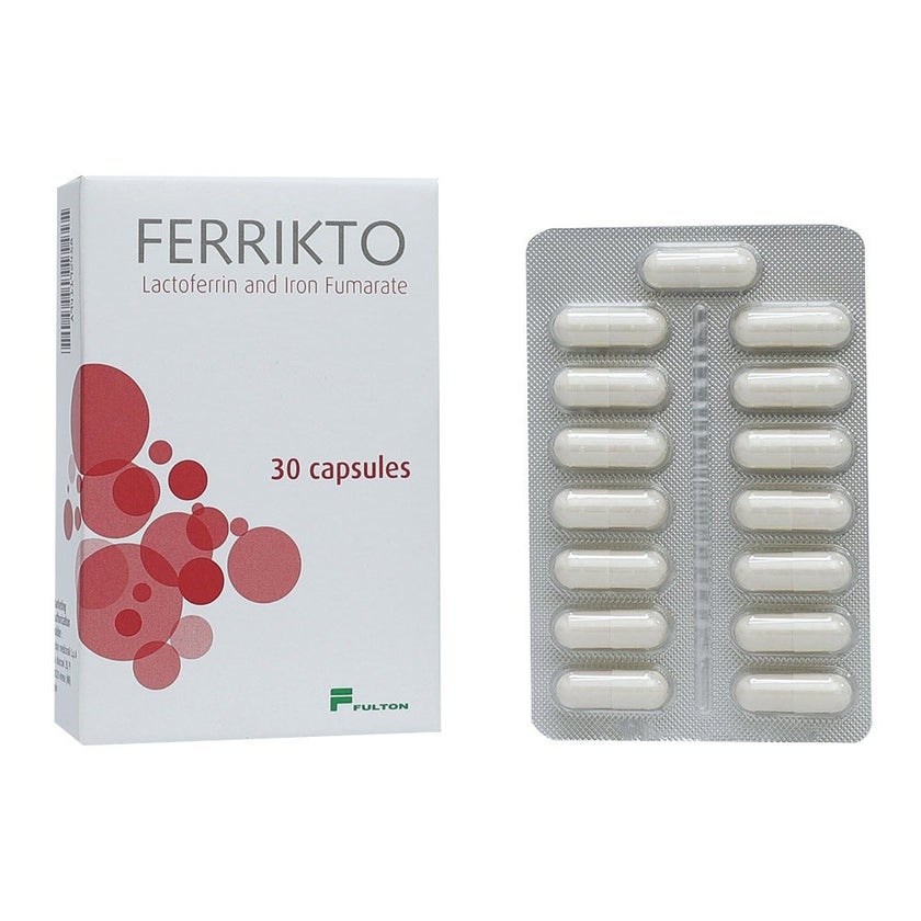 Fulton Ferrikto Hard Gelatin Capsules, Pack of 30's