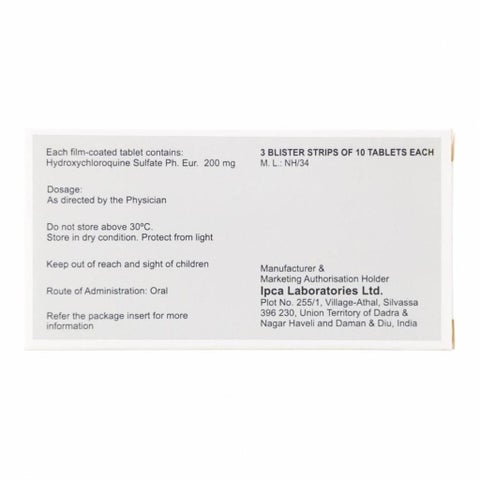 HCQS 200mg - 30 Tablets