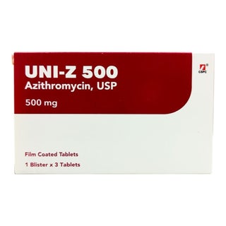 Uni-Z 500mg Tablets, Pack of 3's