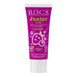 R.O.C.S. Junior 6-12 Berry Mix Toothpaste 60ml