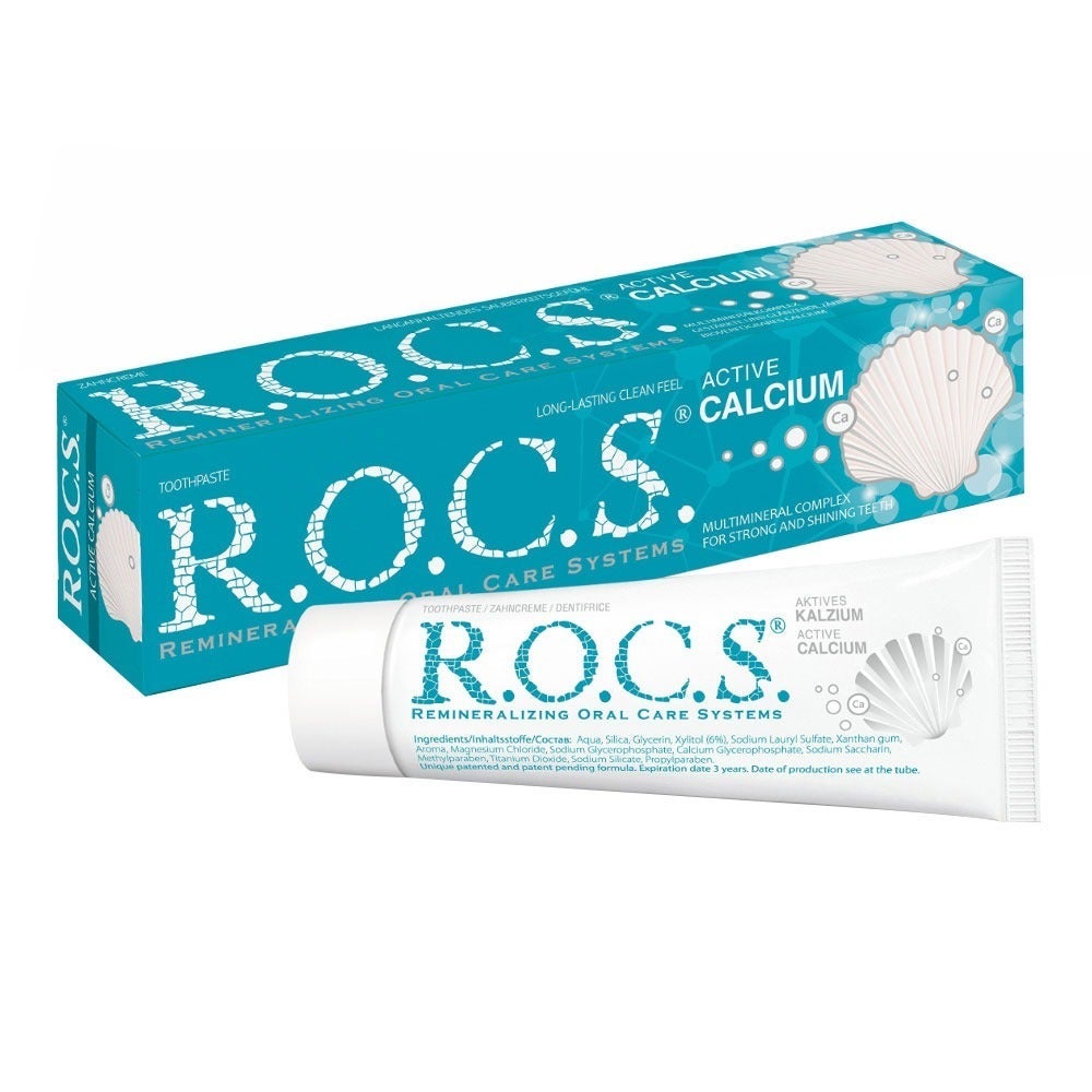 R.O.C.S. Active Calcium Toothpaste 94ml - myAster