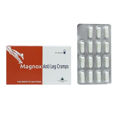 Magnox Anti-Leg Cramps Hard Gelatin Capsules, Pack of 30's