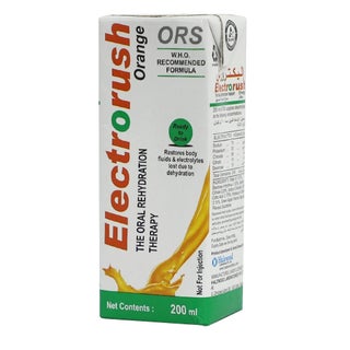 Electrorush ORS Solution Orange 200ml