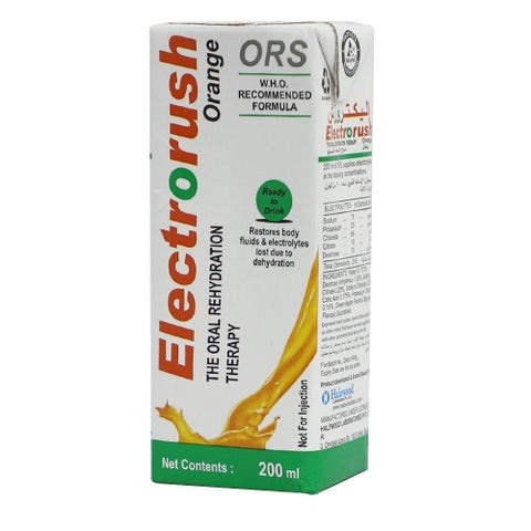 Electrorush ORS Solution Orange 200ml