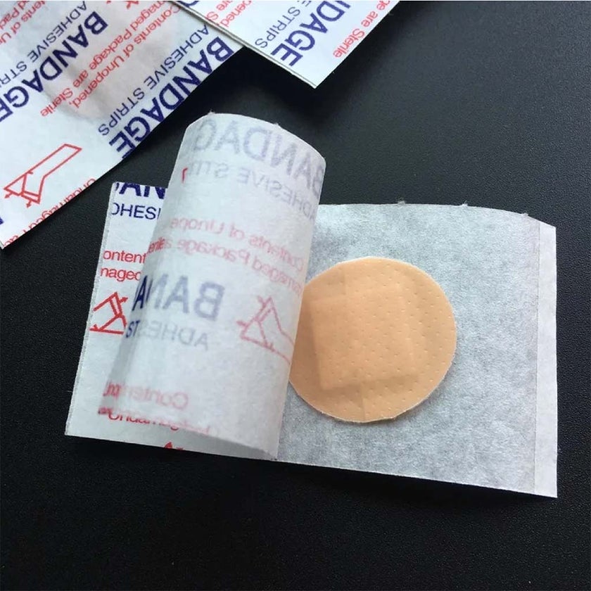 Wolaid Sterilized Adhesive Plastic Spot Bandages, Pack of 100's