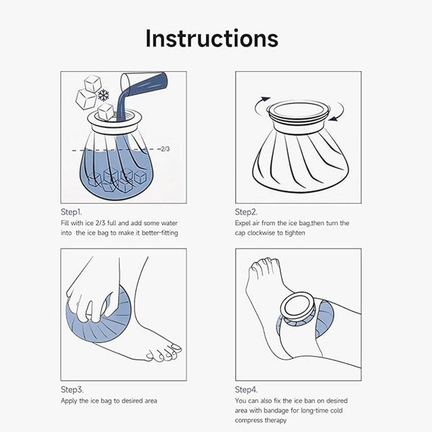 Wolaid Ice Bag 9 inch