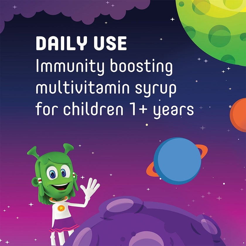 Martians Vitamins and Minerals Syrup with ImunActiv Orange 150ml