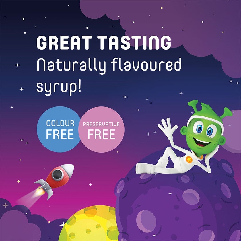 Martians Vitamins and Minerals Syrup with ImunActiv Orange 150ml