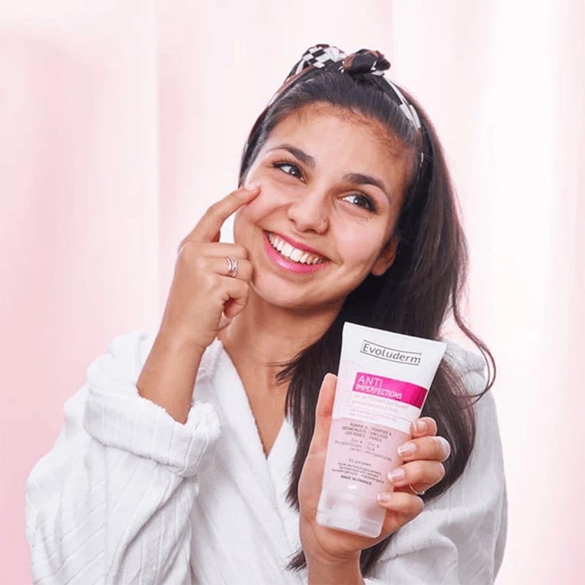 Evoluderm Anti Imperfections Exfoliating Face Cleansing Gel 150ml, PROMO PACK of 2's