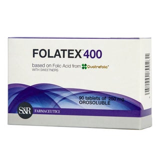 Folatex 400 mcg Orosoluble Folic Acid Tablets, Pack of 90's