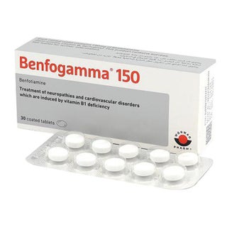 Benfogamma 150mg Vitamin B1 Coated Tablets, Pack of 30's