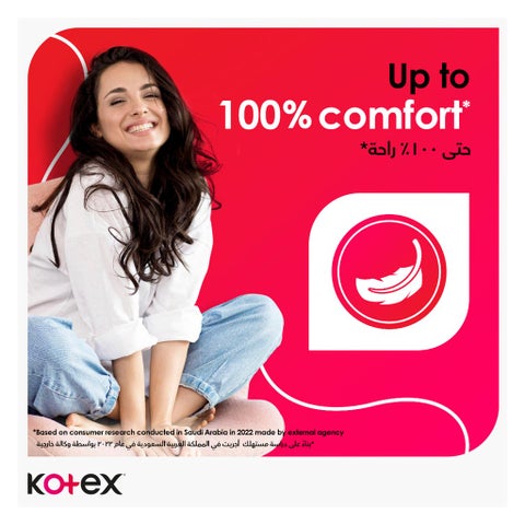 Kotex Maxi Protect Thick Pads With Wings, Normal Size, Pack of 30's