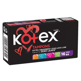 Kotex Total Confidence Tampons Mini, Pack of 16's