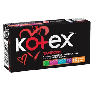 Kotex Total Confidence Tampons Normal, Pack of 16's