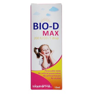 Bio-D Max Vitamin D3 200 IU/1Drop Oral Drops 15ml
