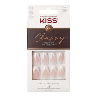 Kiss Classy Trendy Shape & Style Nails Medium, Pack of 28's - KCS04C