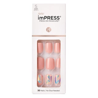 Kiss imPRESS Press On Manicure Miracle Short KIM014C, Pack of 30's