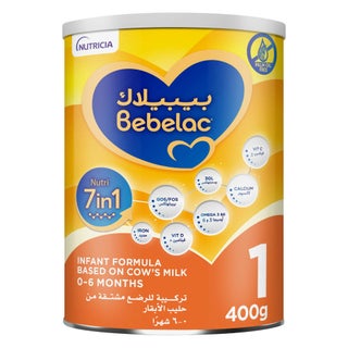 Bebelac Nutri 7 In 1 Stage 1 Baby Milk Formula For 0 To 6 Months 400g