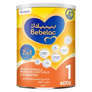 Bebelac Nutri 7 In 1 Stage 1 Baby Milk Formula For 0 To 6 Months 400g