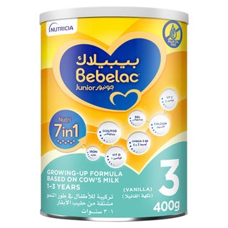 Bebelac Junior Nutri 7 In 1 Stage 3 Toddlers Milk Formula For 1 To 3 Years 400g