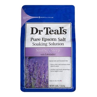 Dr Teal's Pure Epsom Salt Soaking Solution With Lavender 1.36 Kg