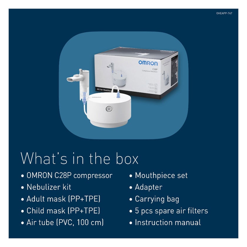 Omron C28P Compressor Nebulizer - C105-UK