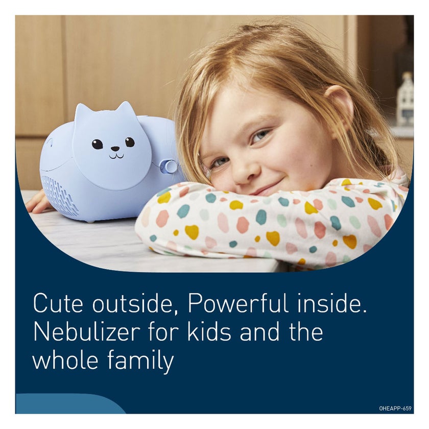 Omron Nami Cat Kids Compressor Nebulizer - NE-C303K-KDUK