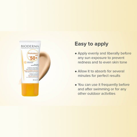 Bioderma Photoderm AR SPF50+ Natural Tinted Sun Cream 30ml