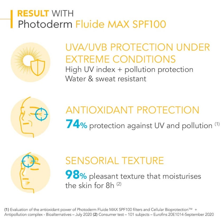 Bioderma Photoderm Fluide Max SPF100 Very Light Sun Cream 40ml