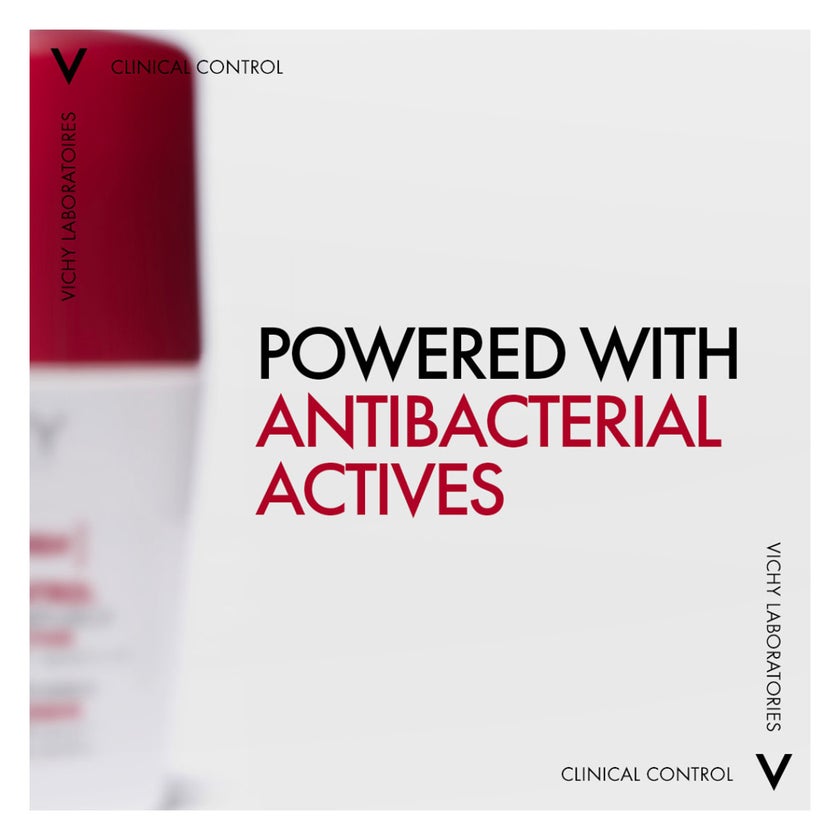 Vichy 96 Hour Clinical Control Dry Touch Anti-Odour Deodorant Roll-On For Women 50ml