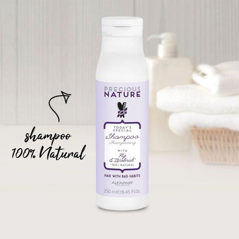 Alfaparf Milano Precious Nature Restructuring Shampoo With Fig & Walnut For Hair With Bad Habits 250ml