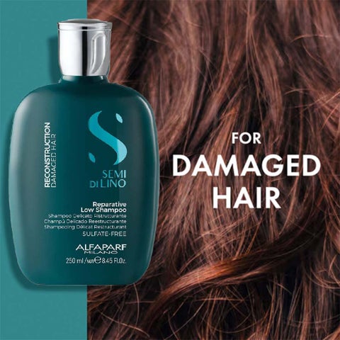 Alfaparf Milano Semi Di Lino Reconstruction Reparative Sulfate Free Low Shampoo 250ml