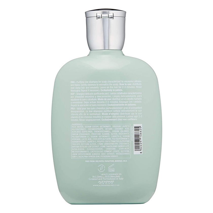 Alfaparf Milano Semi Di Lino Scalp Rebalance Purifying Low Shampoo For Dry Scalp 250ml