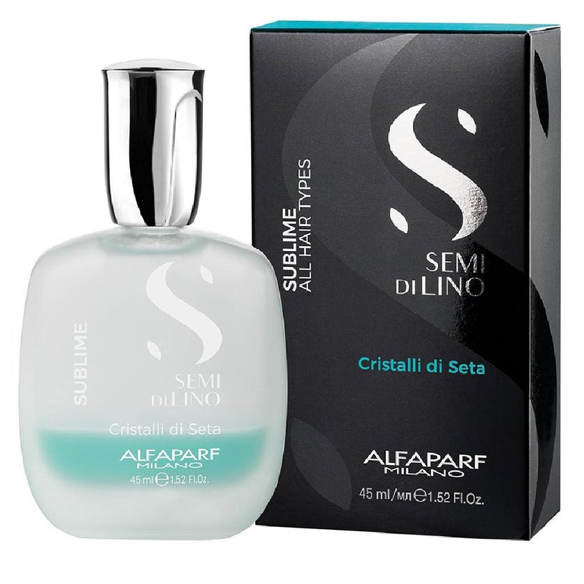 Alfaparf Milano Semi Di Lino Sublime Cristalli Di Seta Bi-Phase Smoothing Hair Serum For Fine Hair 45ml