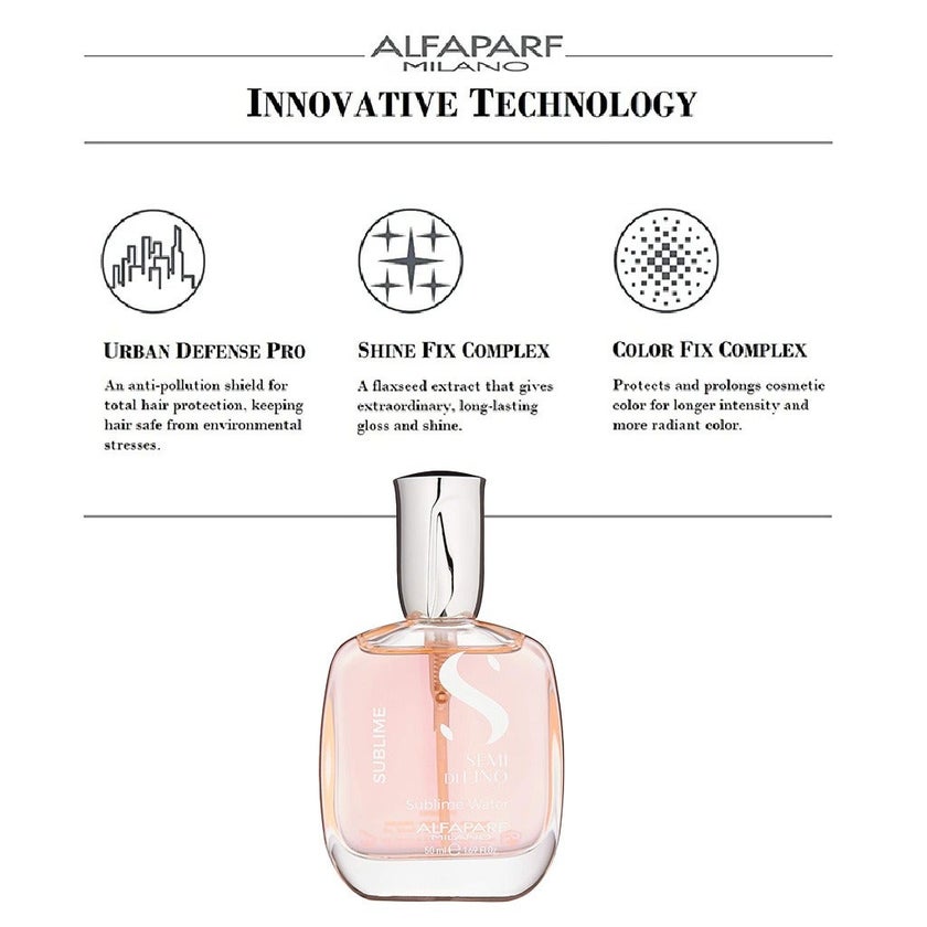 Alfaparf Milano Semi Di Lino Sublime Water Acqua Profumata, Feminine Fragrance For Hair & Body 50ml