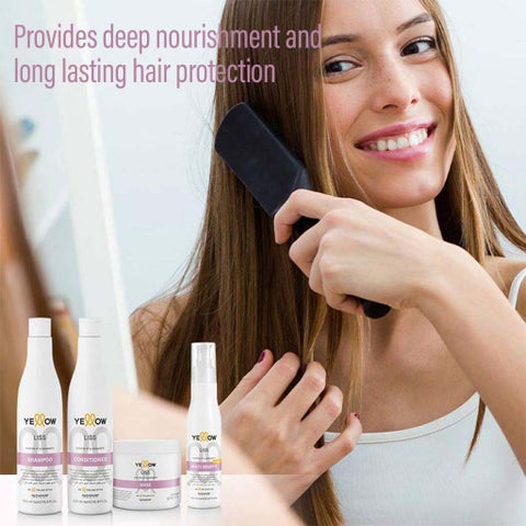 Alfaparf Yellow Liss Smoothing Shampoo With Keratin & Amaranth 500ml