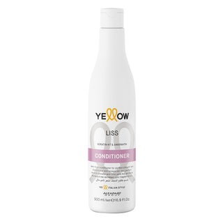 Alfaparf Yellow Liss Professional Anti-Frizz Smoothing Conditioner With Keratin HT & Amaranth For Frizz Hair 500ml